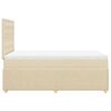 vidaXL &Kappa;&rho;&epsilon;&beta;ά&tau;&iota; Boxspring &mu;&epsilon; &Sigma;&tau;&rho;ώ&mu;&alpha; &Kappa;&rho;&epsilon;&mu; 120x200 &epsilon;&kappa;. &Upsilon;&phi;&alpha;&sigma;&mu;ά&tau;&iota;&nu;&omicron;