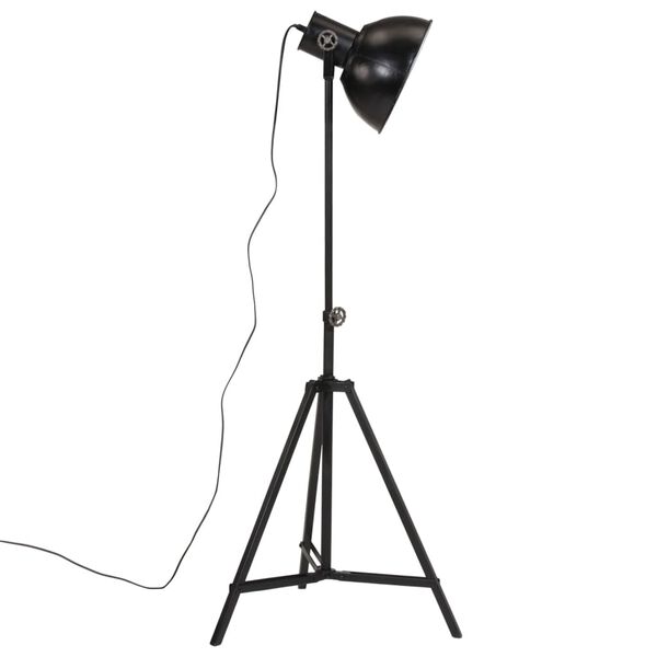 vidaXL Φωτιστικό Δαπέδου 25 W Μαύρο 61x61x90/150 εκ. Ε27