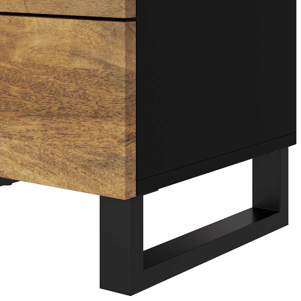 vidaXL Κομοδίνο 50 x 33 x 62 εκ. από Μασίφ Ξύλο Μάνγκο & Επεξ. Ξύλο