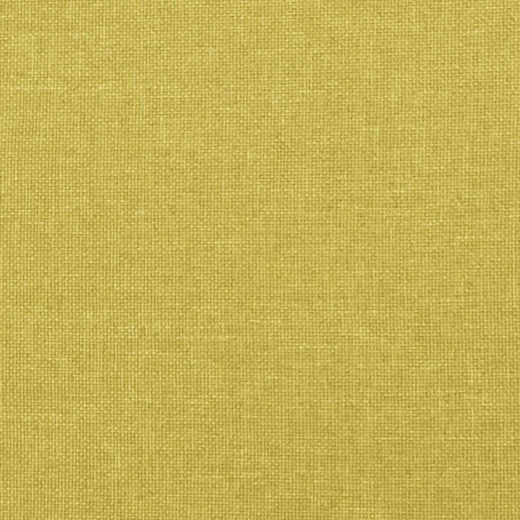vidaXL Κρεβάτι Boxspring με Στρώμα Πράσινο 100 x 200 εκ. Υφασμάτινο