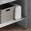 vidaXL Βιβλιοθήκη Γκρι Σκυροδέματος 60 x 35 x 180 εκ. από Επεξ. Ξύλο