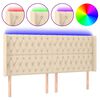 vidaXL &Kappa;&epsilon;&phi;&alpha;&lambda;ά&rho;&iota; &Kappa;&rho;&epsilon;&beta;&alpha;&tau;&iota;&omicron;ύ LED &Kappa;&rho;&epsilon;&mu; 183x16x118/128 &epsilon;&kappa;. &Upsilon;&phi;&alpha;&sigma;&mu;ά&tau;&iota;&nu;&omicron;