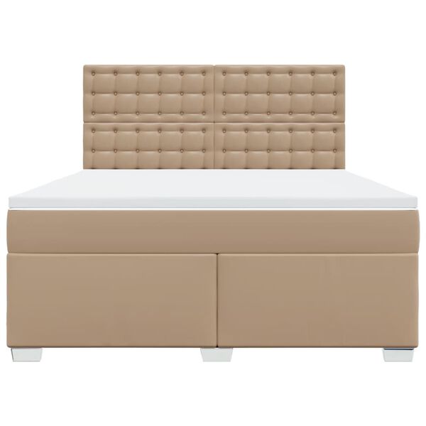 vidaXL &Kappa;&rho;&epsilon;&beta;ά&tau;&iota; Boxspring &mu;&epsilon; &Sigma;&tau;&rho;ώ&mu;&alpha; &Kappa;&alpha;&pi;&omicron;&upsilon;&tau;&sigma;ί&nu;&omicron; 180x200 &epsilon;&kappa;. &Sigma;&upsilon;&nu;&theta;. &Delta;έ&rho;&mu;&alpha;