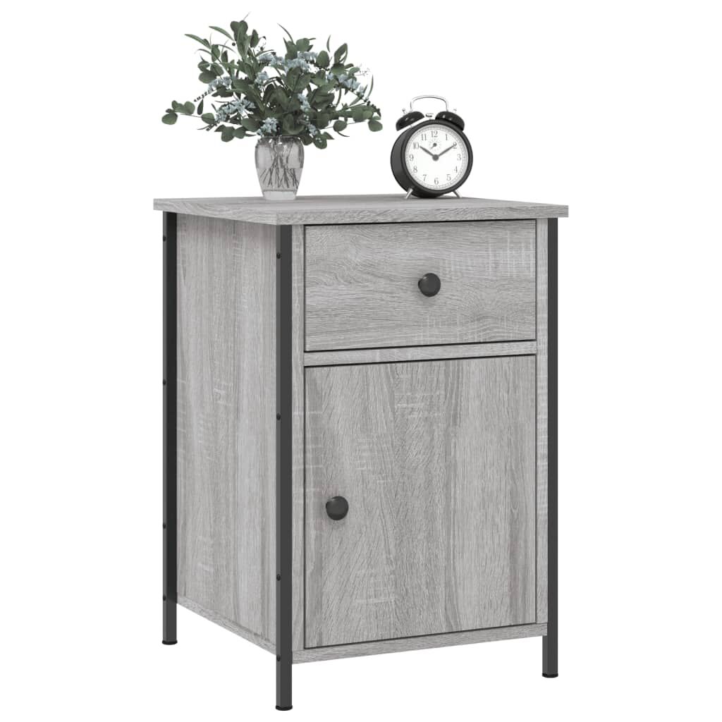 vidaXL Κομοδίνο Γκρι Sonoma 40 x 42 x 60 εκ. από Επεξεργασμένο Ξύλο