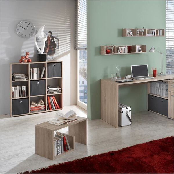 FMD Τραπέζι Σαλονιού 2 σε 1 Χρώμα Δρυός 59 x 36 x 38 εκ.