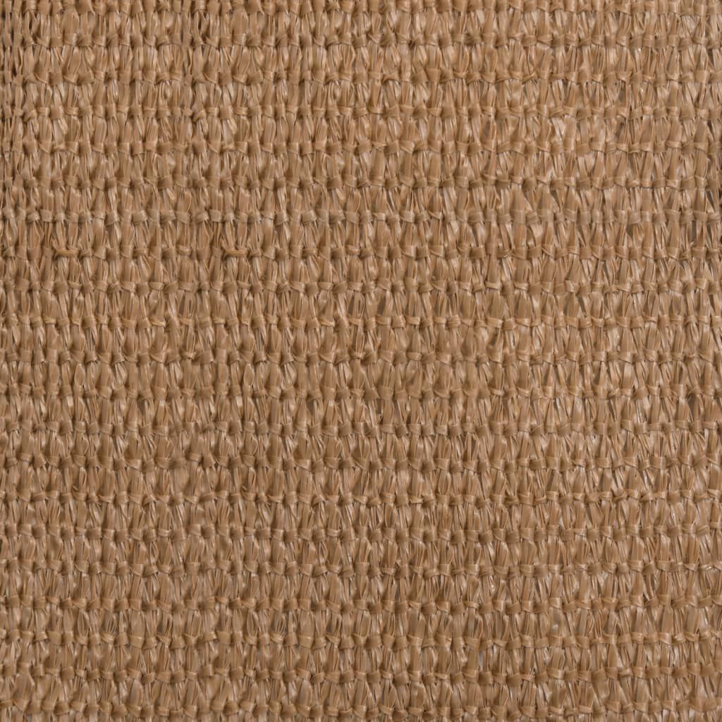 vidaXL Πανί Σκίασης Taupe 3,6 x 3,6 x 3,6 μ. από HDPE 160 γρ./μ²