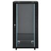 vidaXL Καμπίνα Δικτύου 22U 19" IP20 Μαύρη 60x60x120 εκ.