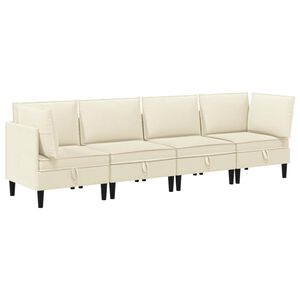 vidaXL &Sigma;&epsilon;&tau; &Epsilon;&pi;ί&pi;&lambda;&omega;&nu; &Sigma;&alpha;&lambda;&omicron;&nu;&iota;&omicron;ύ 4 pcs &Kappa;&rho;&epsilon;&mu; Ύ&phi;&alpha;&sigma;&mu;&alpha;