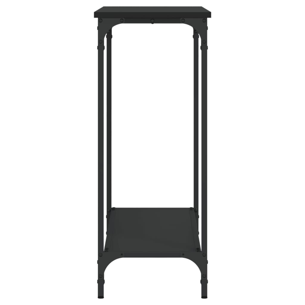 vidaXL Τραπέζι Κονσόλα Μαύρο 101 x 30,5 x 75 εκ. από Επεξεργ. Ξύλο