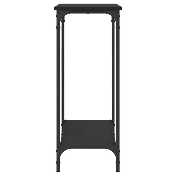 vidaXL Τραπέζι Κονσόλα Μαύρο 101 x 30,5 x 75 εκ. από Επεξεργ. Ξύλο