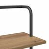 vidaXL Ράφι Βιβλίων artisan δρυς 60 x 24 x 168 εκ. Επεξεργασμένο ξύλο