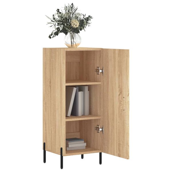 vidaXL Ντουλάπι Sonoma Δρυς 34,5x34x90 εκ. από Επεξεργασμένο Ξύλο