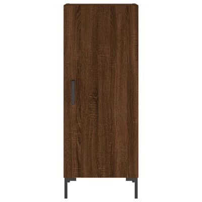 vidaXL Ντουλάπι Καφέ Δρυς 34,5 x 34 x 180 εκ. από Επεξεργασμένο Ξύλο