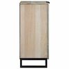 vidaXL Πλαϊνό γραφείο Λευκό 60 x 33.5 x 75 εκ. Μασίφ ξύλο μάνγκο