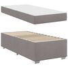 vidaXL Σκελετός Κρεβατιού Taupe 80 x 200 cm ύφασμα