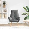 vidaXL Χαλαρωτική Πολυθρόνα Σκούρο γκρι 69 x 74 x 93 εκ. ύφασμα