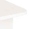 vidaXL Τραπεζάκι σαλονιού Λευκό 80 x 39.5 x 33.5 εκ Μασίφ ξύλο πεύκου
