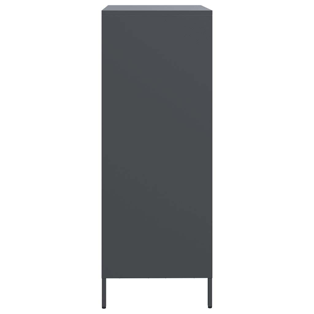 vidaXL Ντουλάπι Ανθρακί 68x39x103,5 εκ. από Χάλυβα