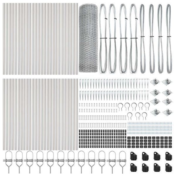 vidaXL &Sigma;&tau;ύ&lambda;&omicron;&sigmaf; &Pi;&epsilon;&rho;&iota;&phi;&rho;ά&xi;&epsilon;&omega;&nu; &Alpha;&sigma;&eta;&mu;ί 100 x 0,8 &mu; (25 &chi;&iota;&lambda; &delta;ί&kappa;&tau;&upsilon;&omicron;) &Alpha;&tau;&sigma;ά&lambda;&iota;