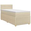 vidaXL &Kappa;&rho;&epsilon;&beta;ά&tau;&iota; box spring &mu;&epsilon; &sigma;&tau;&rho;ώ&mu;&alpha; &Kappa;&rho;&epsilon;&mu; 80 x 200 cm Ύ&phi;&alpha;&sigma;&mu;&alpha;