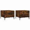 vidaXL &Tau;&rho;&alpha;&pi;&epsilon;&zeta;ά&kappa;&iota;&alpha; &Sigma;&alpha;&lambda;&omicron;&nu;&iota;&omicron;ύ 2 &tau;&epsilon;&mu; &Kappa;&alpha;&pi;&nu;&iota;&sigma;&tau;ή Oak 50x50x40 &epsilon;&kappa; &Epsilon;&pi;&epsilon;&xi;. &Xi;ύ&lambda;&omicron;