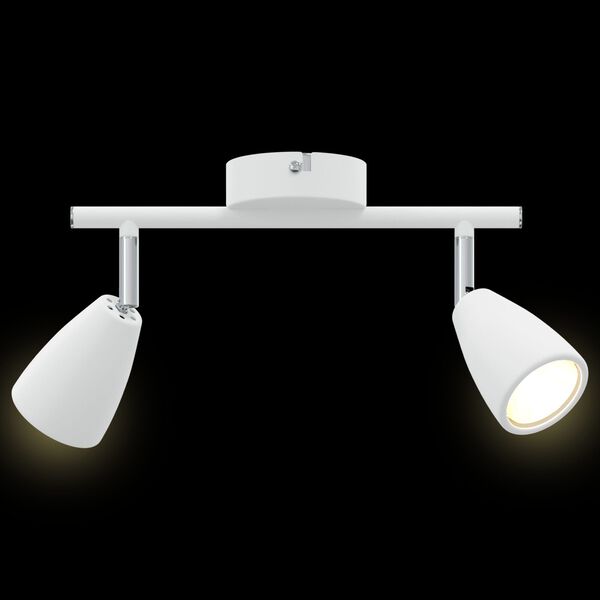 vidaXL Σποτ οροφής Λευκό 25.5 x 8 x 15.5 εκ. Ατσάλι