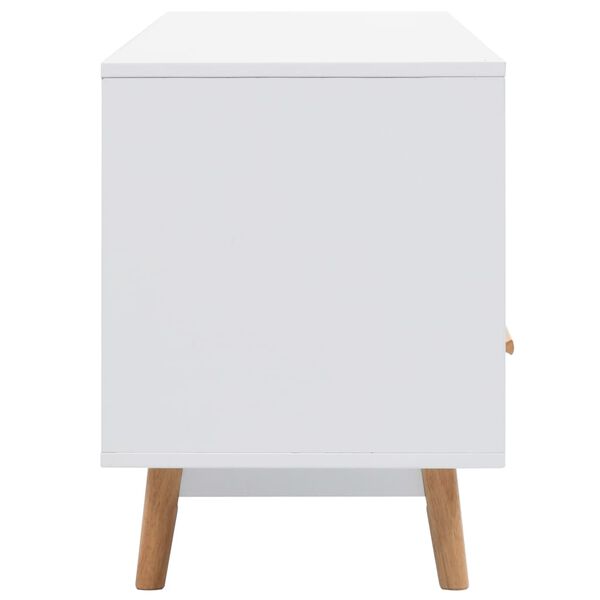 vidaXL Έπιπλο Τηλεόρασης Λευκό 160 x 40 x 55 εκ. από MDF