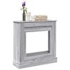 vidaXL Πλαίσιο Τζακιού Γκρι Sonoma 90x30x90 εκ. από Επεξ. Ξύλο