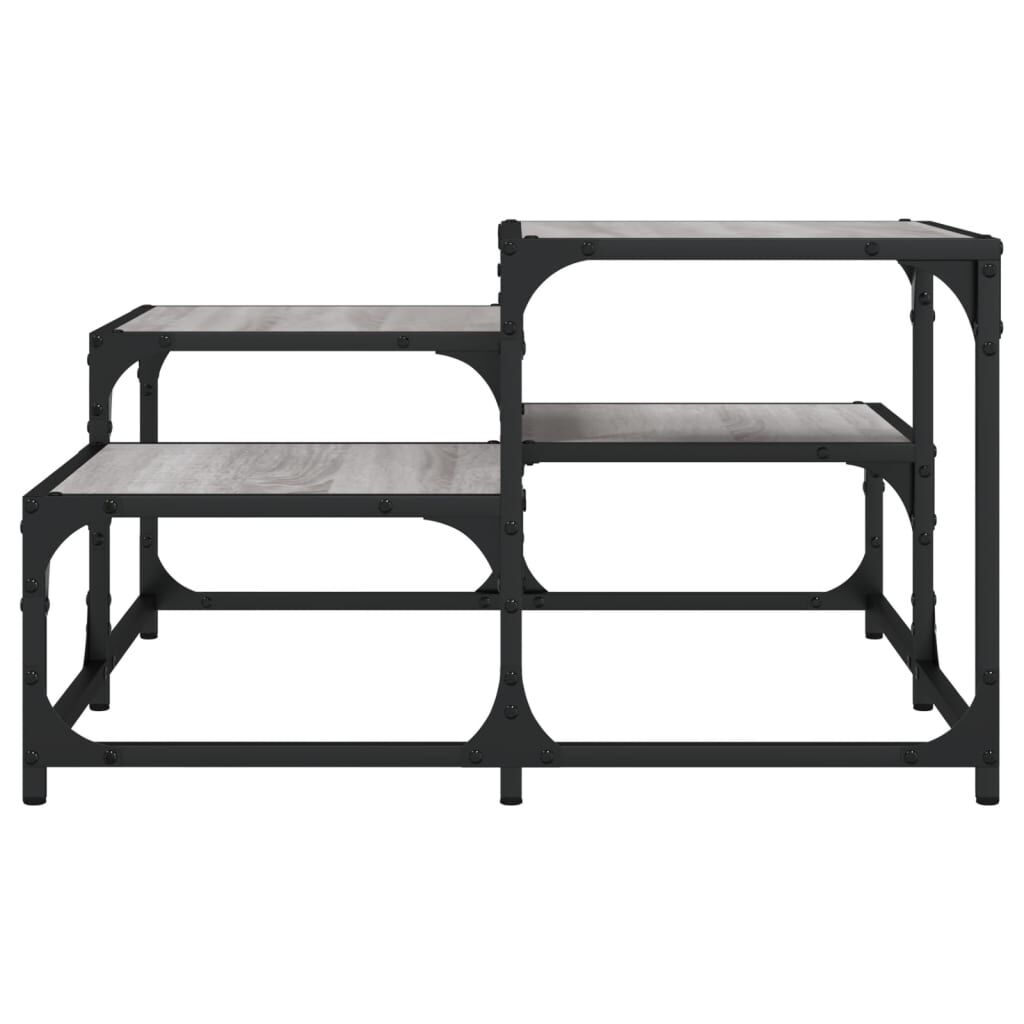vidaXL Τραπεζάκι Σαλονιού Γκρι Sonoma 68 x 68 x 40 εκ. Επεξεργ. Ξύλο
