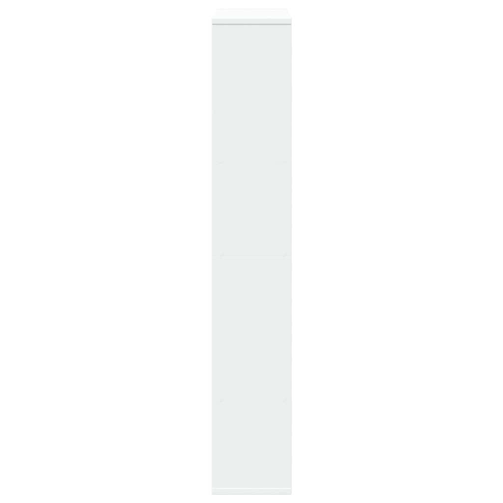 vidaXL Βιβλιοθήκη Λευκή 72x20x120 εκ. από Επεξεργασμένο Ξύλο