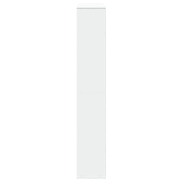 vidaXL Βιβλιοθήκη Λευκή 72x20x120 εκ. από Επεξεργασμένο Ξύλο