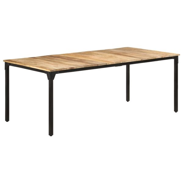 vidaXL Τραπεζαρία 200 x 100 x 76 εκ. από Ακατέργαστο Ξύλο Μάνγκο