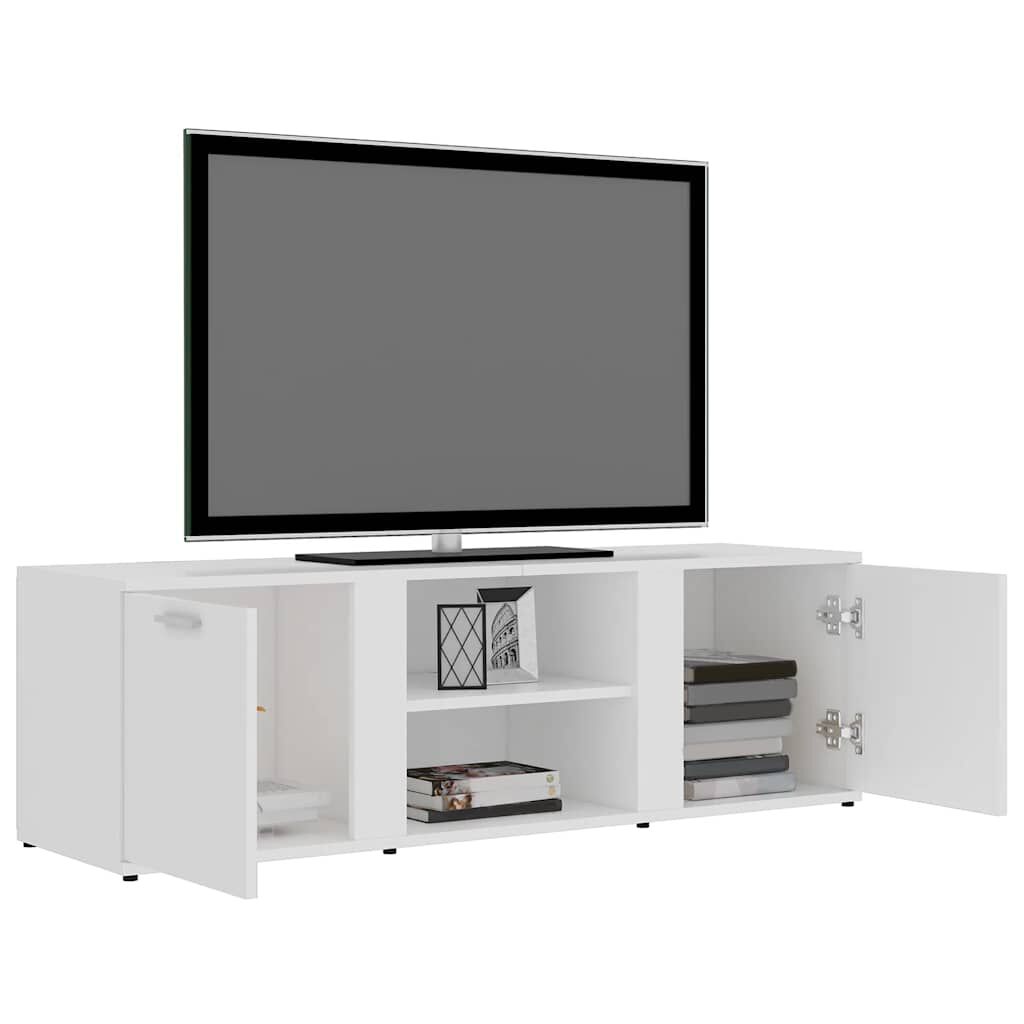vidaXL Έπιπλο Τηλεόρασης Λευκό 120 x 34 x 37 εκ. από Επεξ. Ξύλο
