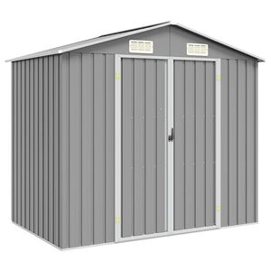 vidaXL &Alpha;&pi;&omicron;&theta;ή&kappa;&eta; &Kappa;ή&pi;&omicron;&upsilon; &Gamma;&kappa;&rho;&iota; 205 x 129 x 183 &epsilon;&kappa;. &alpha;&pi;ό &Gamma;&alpha;&lambda;&beta;&alpha;&nu;&iota;&sigma;&mu;έ&nu;&omicron; &Alpha;&tau;&sigma;ά&lambda;&iota;