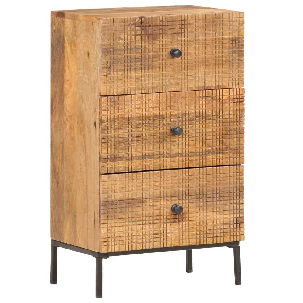 vidaXL Ντουλάπι 45 x 30 x 75 εκ. από Μασίφ Ξύλο Μάνγκο