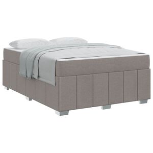 vidaXL &Sigma;&kappa;&epsilon;&lambda;&epsilon;&tau;ό&sigmaf; &Kappa;&rho;&epsilon;&beta;&alpha;&tau;&iota;&omicron;ύ &mu;&epsilon; &sigma;&tau;&rho;ώ&mu;&alpha; Taupe 160 x 200 cm ύ&phi;&alpha;&sigma;&mu;&alpha;