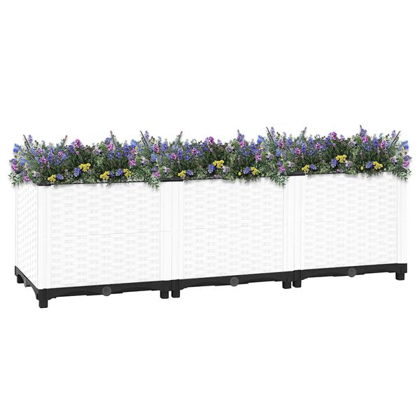 vidaXL Ζαρντινιέρα 120 x 40 x 38 εκ. από Πολυπροπυλένιο