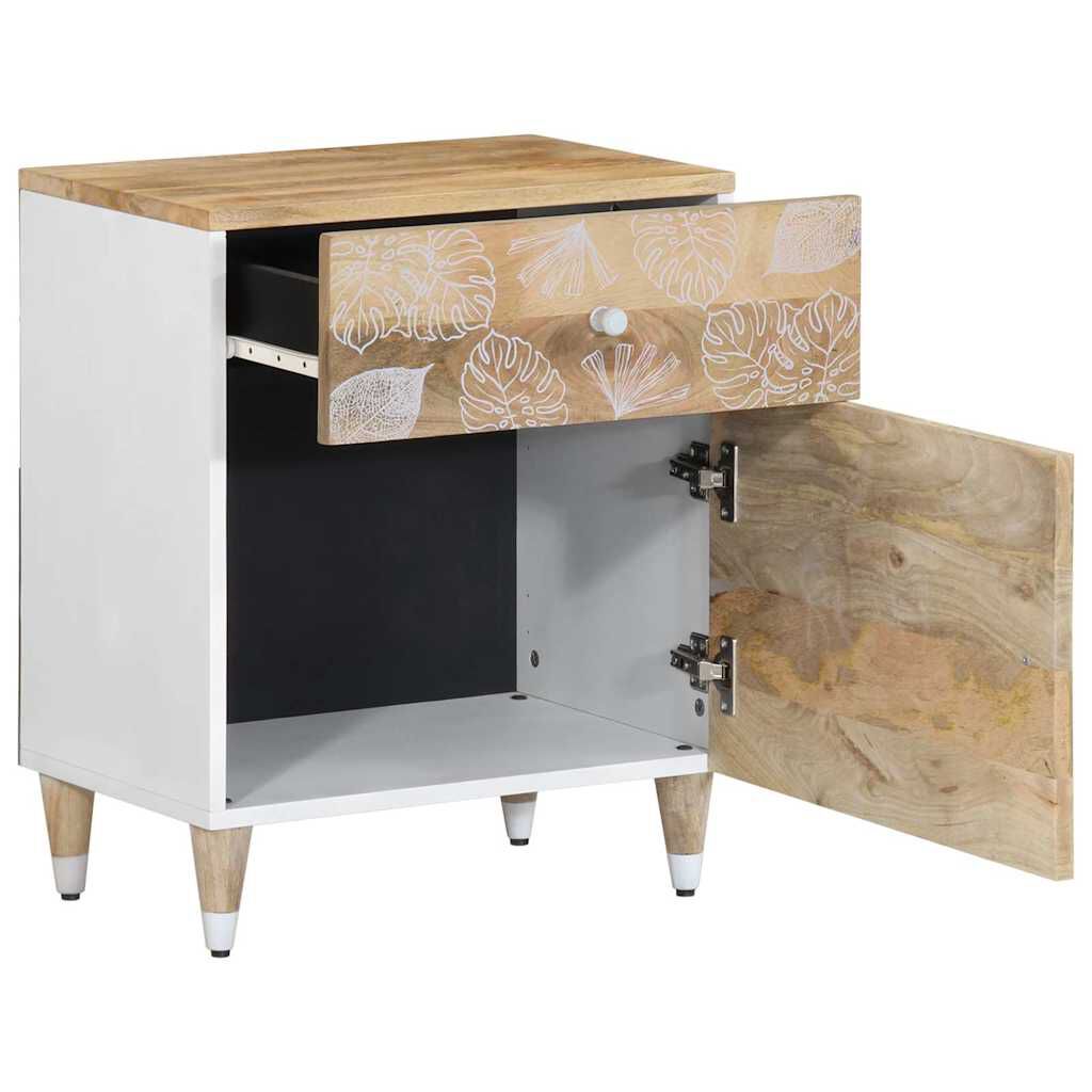 vidaXL Κομοδίνο 50 x 33 x 60 εκ. από Μασίφ Ξύλο Μάνγκο