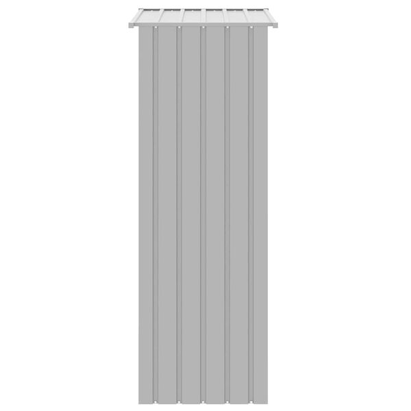 vidaXL Κλουβί Πουλιών Γκρι 215 x 78 x 200 εκ. από Γαλβανισμένο Χάλυβα