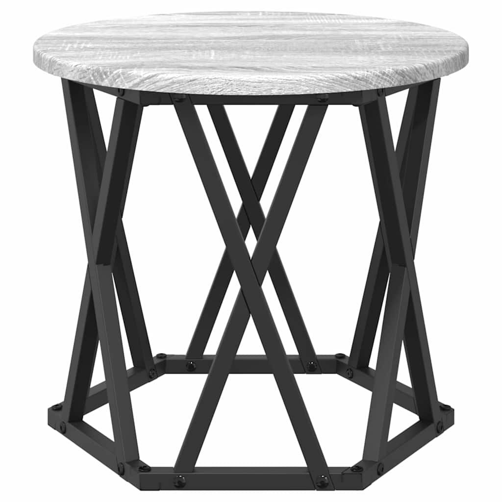vidaXL Κομοδίνο Μονάδας 3 pcs Γκρι sonoma 53 x 53 x 40 cm
