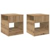 vidaXL End Table 2 pcs Artisan Oak 40,5 x 40 x 45 &epsilon;&kappa;