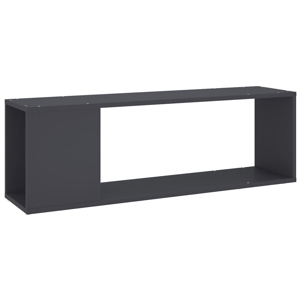 vidaXL Έπιπλο Τηλεόρασης Γκρι 100 x 24 x 32 εκ. από Μοριοσανίδα