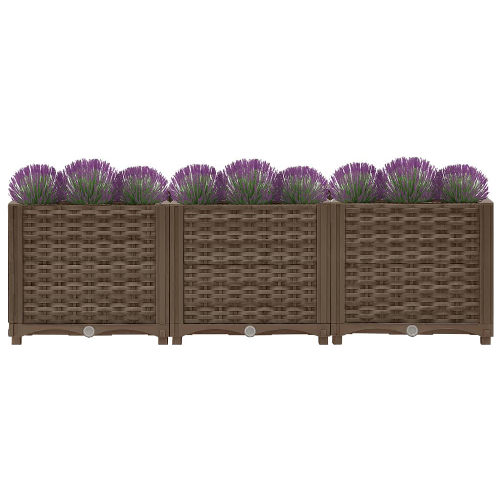 vidaXL Ζαρντινιέρα 120 x 40 x 38 εκ. από Πολυπροπυλένιο