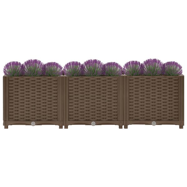vidaXL Ζαρντινιέρα 120 x 40 x 38 εκ. από Πολυπροπυλένιο