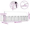 vidaXL Κλουβί Σκύλου Εξωτερικού Χώρου 400 x 100 x 150 εκ. με Στέγαστρο