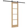 vidaXL Συρόμενη Πόρτα ORKDAL Καφέ 61 x 198.5 εκ. Μασίφ ξύλο πεύκου