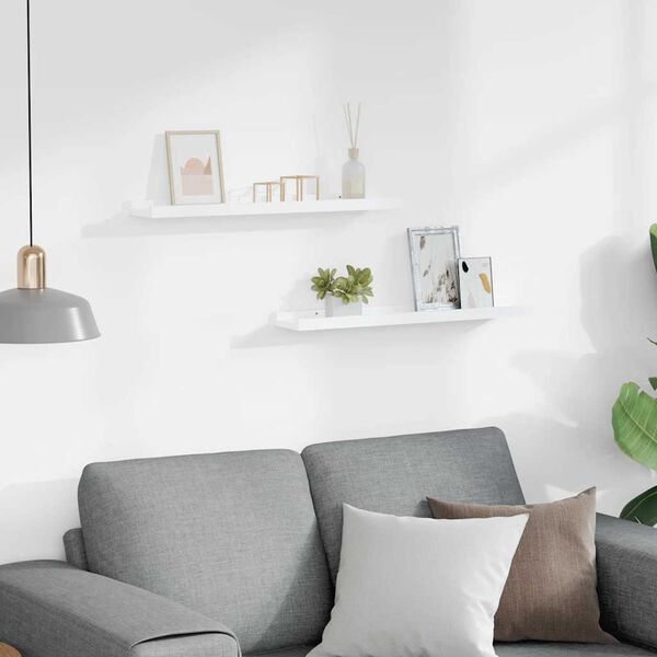 vidaXL &Rho;ά&phi;&iota;&alpha; &gamma;&iota;&alpha; &Kappa;&omicron;&rho;&nu;ί&zeta;&epsilon;&sigmaf; 2 &tau;&epsilon;&mu;. &Lambda;&epsilon;&upsilon;&kappa;ά 60 x 9 x 3 &epsilon;&kappa;. &alpha;&pi;ό MDF