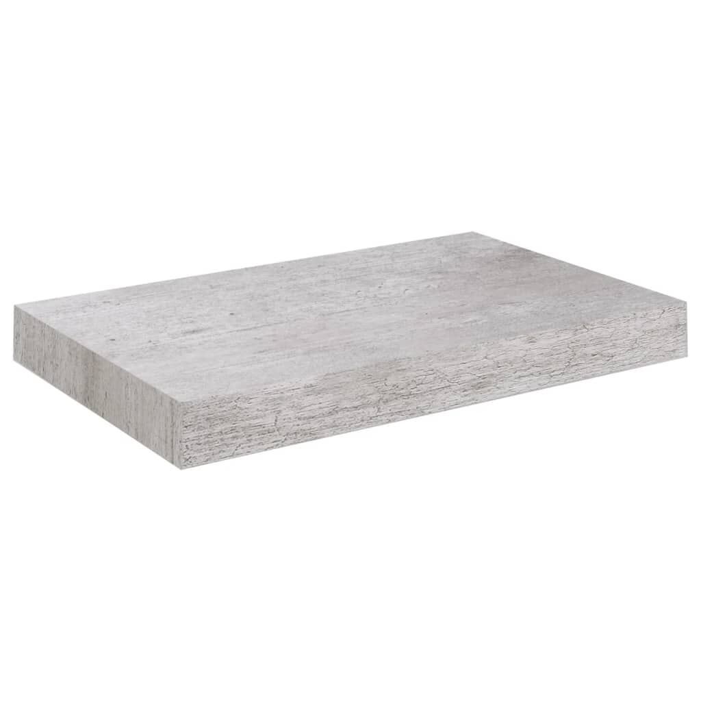 vidaXL Ράφι Τοίχου Γκρι Σκυροδέματος 23 x 23,5 x 3,8 εκ. από MDF