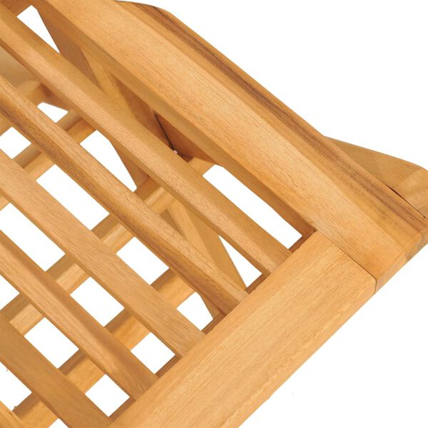 vidaXL Καρέκλες Κήπου Πτυσσόμενες 8 τεμ. 47x62x90 εκ. Μασίφ Ξύλο Teak