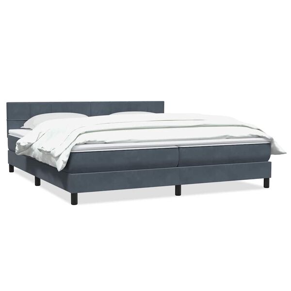 vidaXL &Kappa;&rho;&epsilon;&beta;ά&tau;&iota; Boxspring &mu;&epsilon; &Sigma;&tau;&rho;ώ&mu;&alpha; &Sigma;&kappa;&omicron;ύ&rho;&omicron; &Gamma;&kappa;&rho;&iota; 200x210 &epsilon;&kappa;. &Beta;&epsilon;&lambda;&omicron;ύ&delta;&iota;&nu;&omicron;